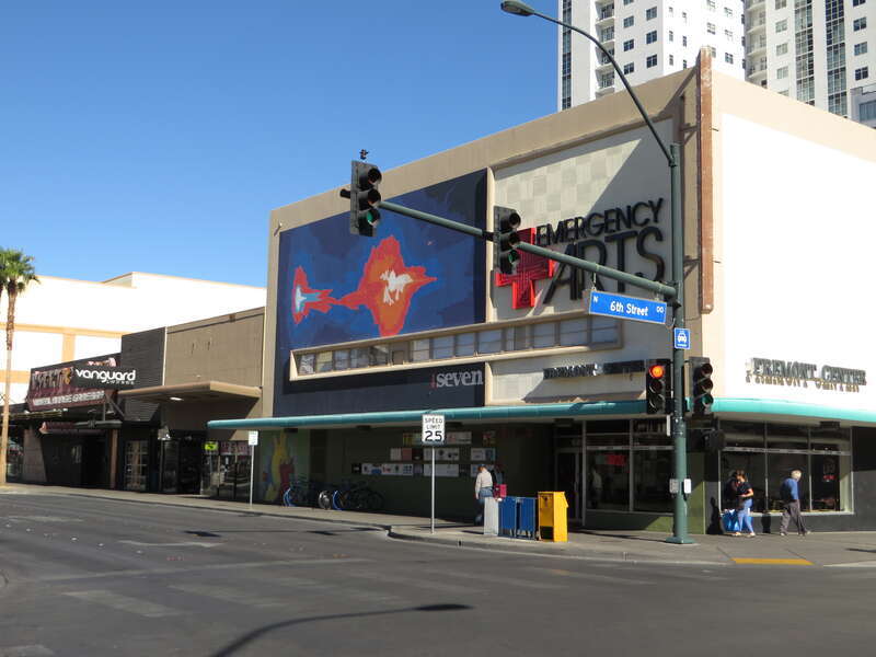 Downtown Las Vegas is the central business district of Las Vegas, Nevada. It is the original townsite and gambling district of Las Vegas, prior to the Strip, and the area still incorporates downtown gaming. As the urban core of the Las Vegas Valley,