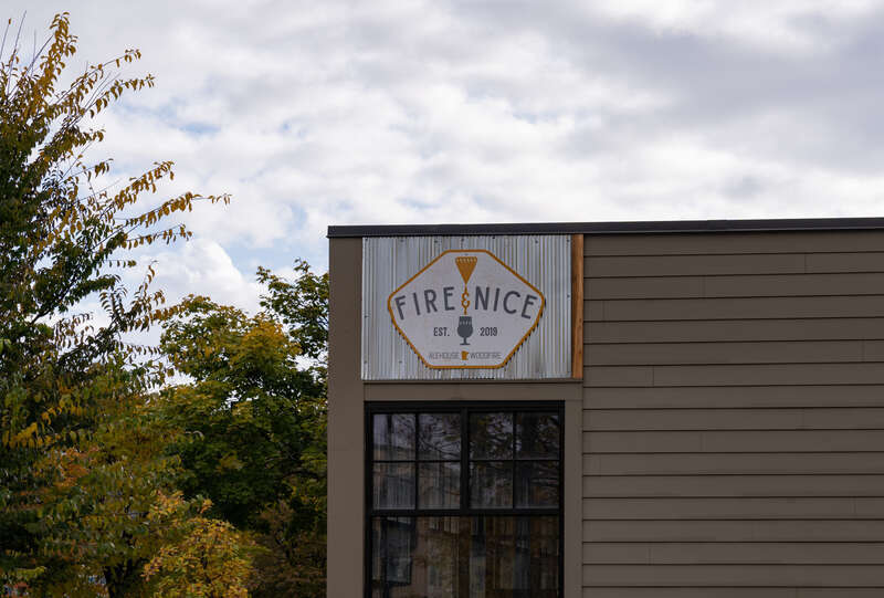 Fire and Nice Alehouse at Lyndale Avenue South and West 27th Street in Minneapolis, Minnesota.