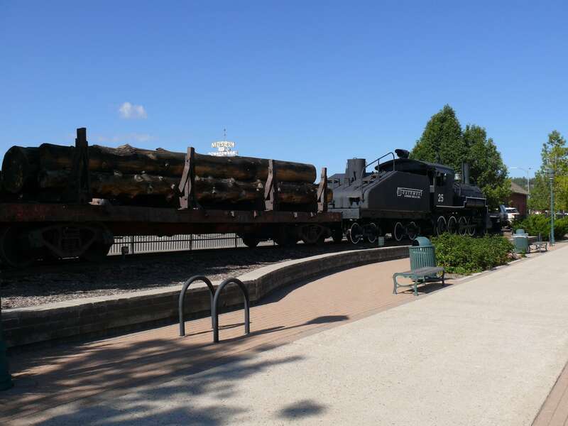 The Two Spot Logging Train in Flagstaff (Arizona, USA).