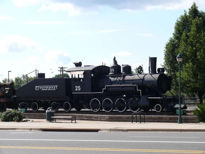 The Two Spot Logging Train in Flagstaff (Arizona, USA).