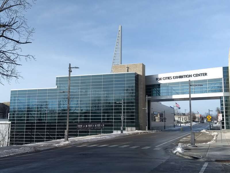 View of the newly built Fox Cities Exhibition Center