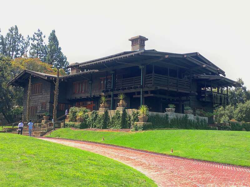 One of the masterpieces of Arts &amp; Crafts architectural firm Greene &amp; Greene, this house is probably most iconic for being featured in Back to the Future as the home of Doc Brown.