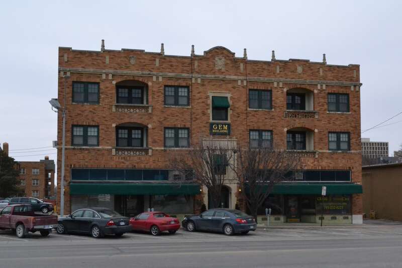 Gem Building in Topeka, Kansas. Listed on the national Register of Historic Places.