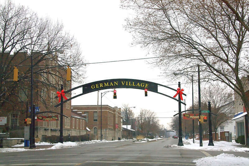 German Village Historic District in Hamilton, OH.  Photo by Greg Hume