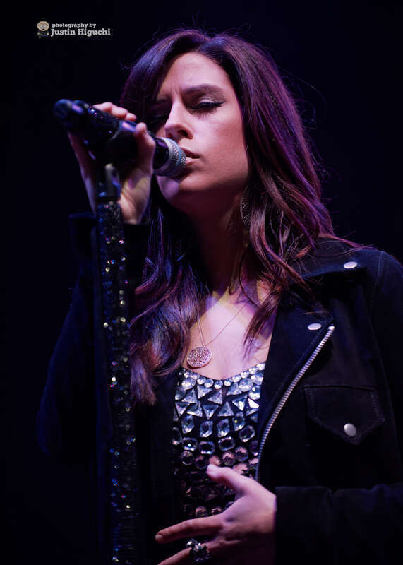 Gloriana (Tom Gossin, Mike Gossin, and Rachel Reinert) performing live at The Grove in Los Angeles California on Wednesday July 15th, 2015. This was part of The Grove's annual "Grove Sounds" Summer Concert Series presented by Citi Private Pass.