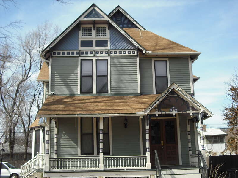 The Goodrich House near 17th &amp; Massachusetts in Lawrence, KS.  On NRHP.