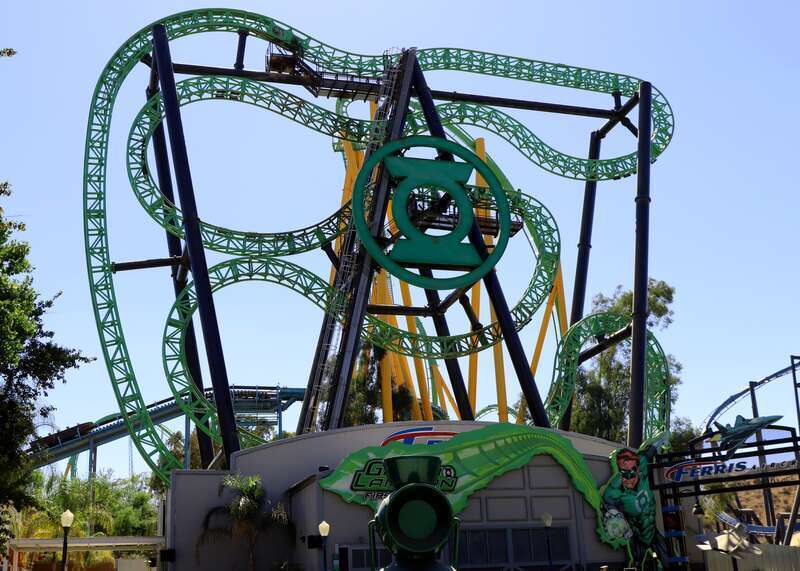 Green Lantern: First Flight at Six Flags Magic Mountain