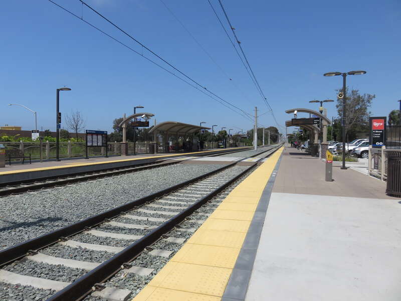 H Street San Diego Trolley station in 2019