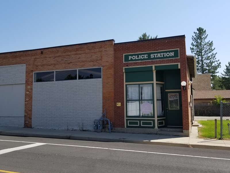 Hewlett &amp; Hughes Barbershop, The building later became the Sandy Police Dept and was last used by the arrow skin center. 142 East Main St. Historic Sandy UT 84070