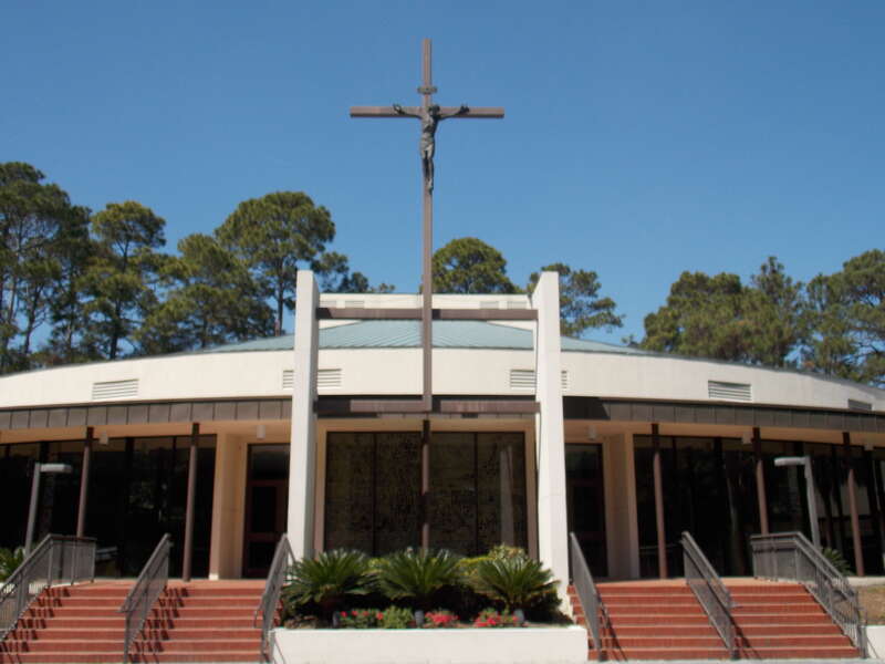 Holy Family Catholic Church on Hilton Head Island, South Carolina.