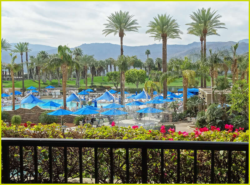 (1 in a multiple picture set)
Looking down on the vast swim and sun area with several different pools.  "Waiter!  A drink please!"