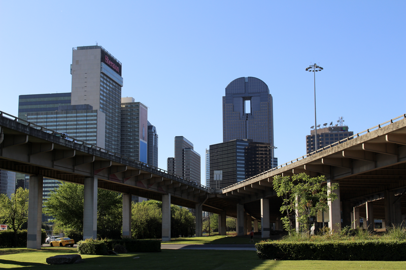 I-345 through Dallas Texas