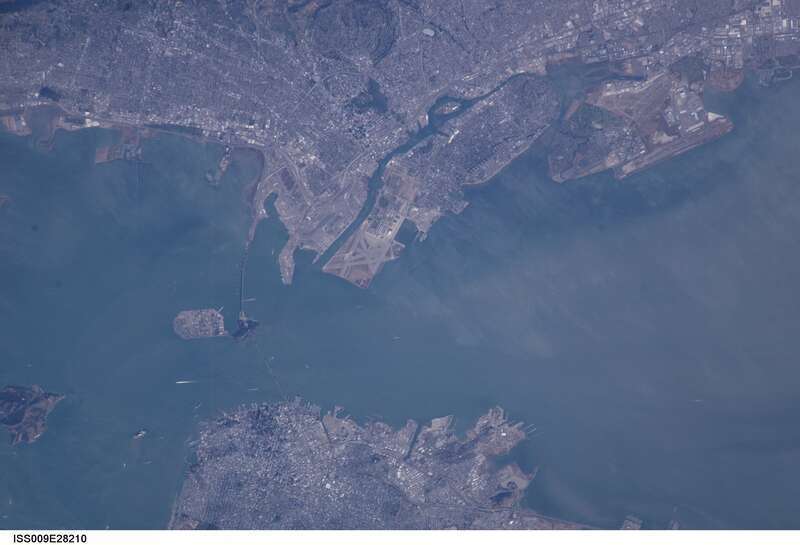 View of California taken during ISS Expedition 9.