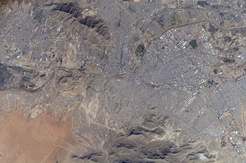 View of Mexico taken during ISS Expedition 15.