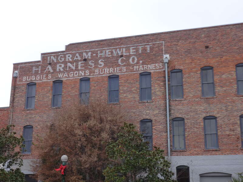 Ingram-Hewlett Harness Co. ghost sign, Valdosta, Lowndes County, Georgia