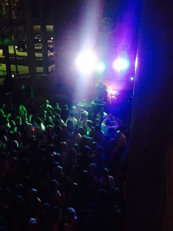 J-Bish performing for a crowd of over 500 people in 2014