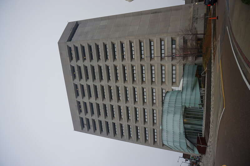 The Dr. A. H. McCoy Federal Building in Jackson, Mississippi (United States).