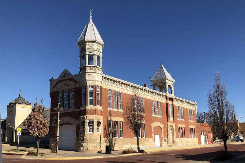Kingman Kansas old city building