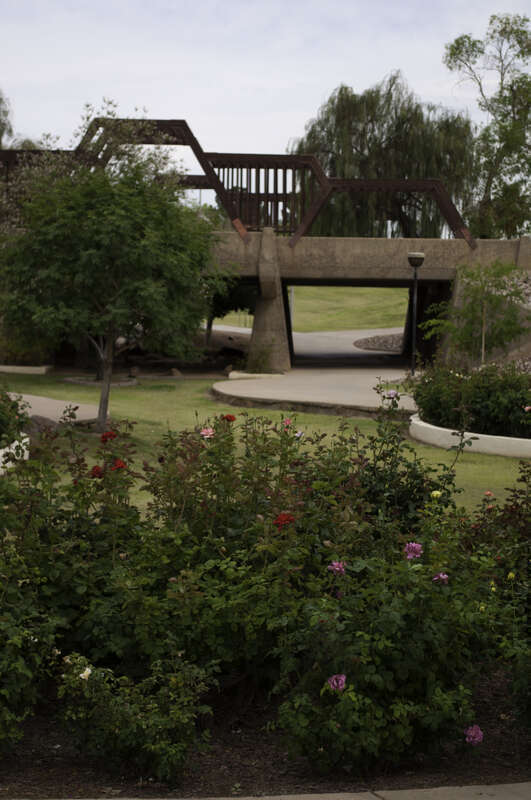 Kiwanis Park Flower Bed Tunnel