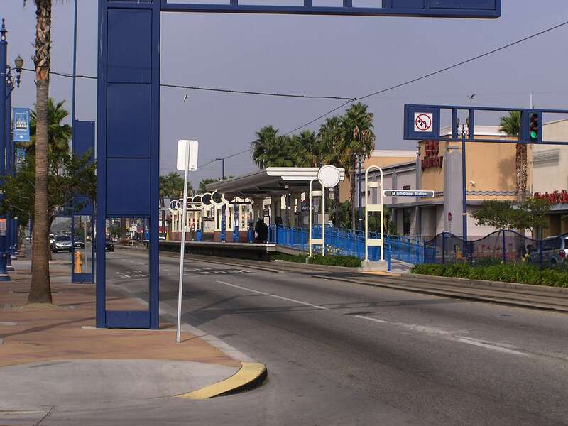 LACMTA Blue Line 5th St. Station in Long Beach