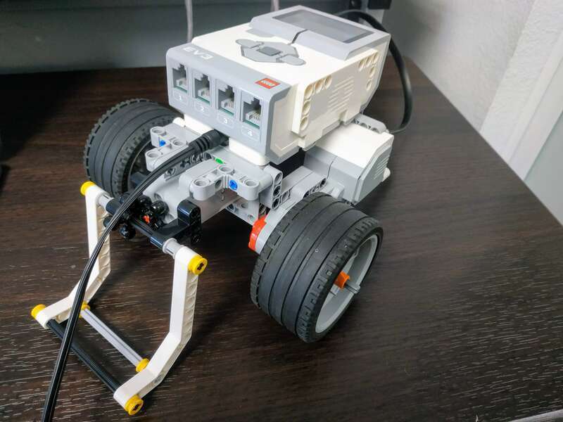Lego Mindstorms EV3 Robot getting ready for a mission