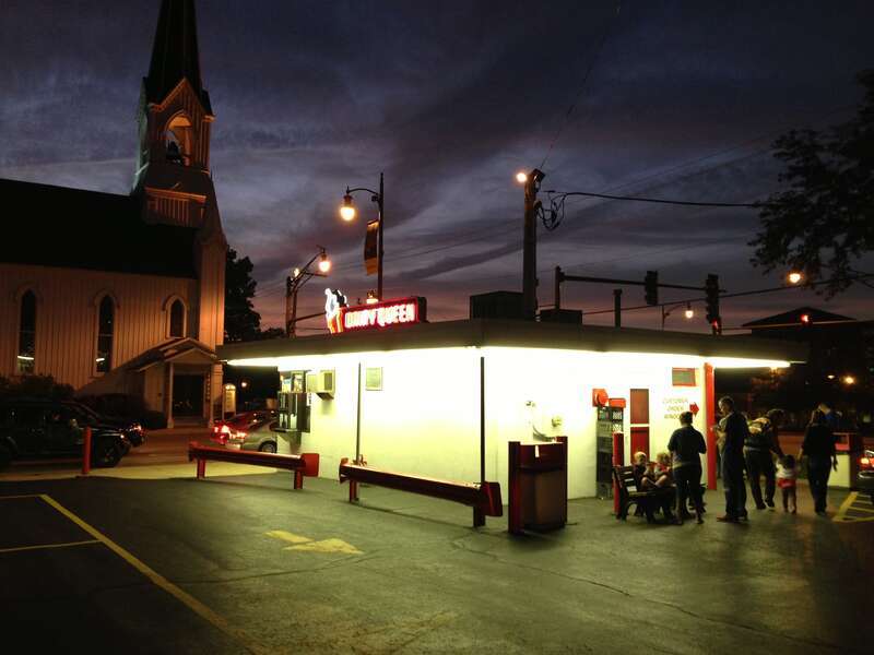 Dairy Queen, est. ca 1955.  Lombard, Illinois.