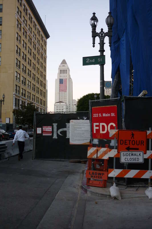 Los Angeles - City Hall commemorates the 9/11 attack.