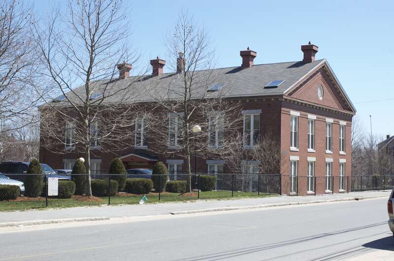 The Colburn School at 136 Lawrence Street in Lowell, Massachusetts.