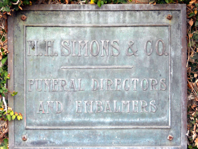 M. H. Simon's Undertaking Chapel