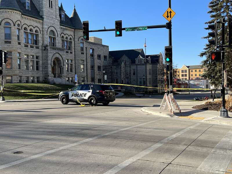 Waukesha Parade incident attack crash mass casualty event 2021
Police vehicle