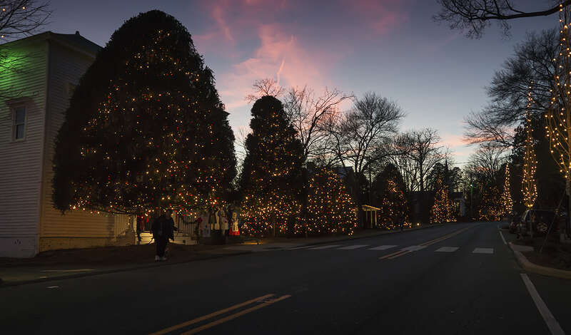 McAdenville Historic District, 100-413 Main St., Elm and Poplar Sts., and cross sts. from I-85 to S. Fork of Catawba River McAdenville
This is the historic dstrict of McAdenville North Carolina.  It's a tradition in McAdenville for the residents to