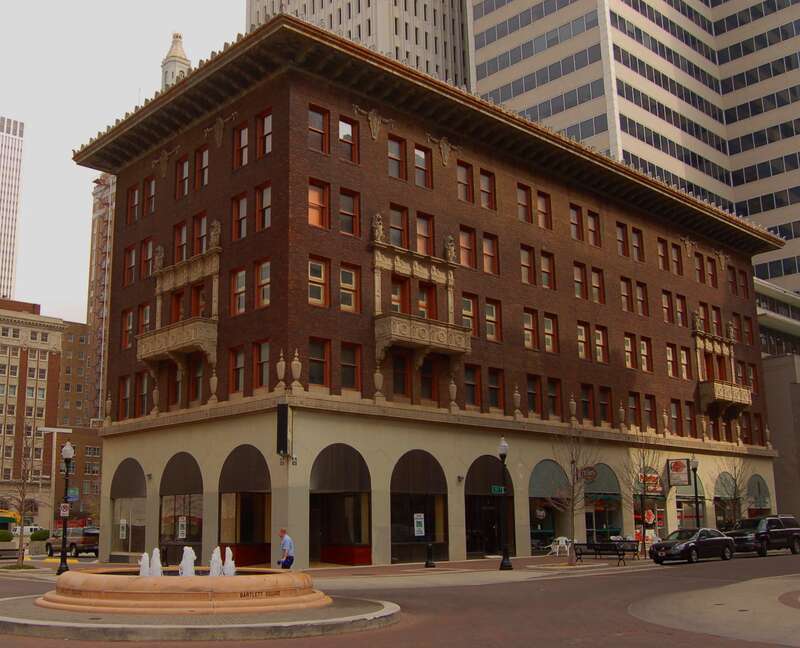 McFarlin Building, 11 E. 5th St., built 1918. Listed on National Register of Historic Places