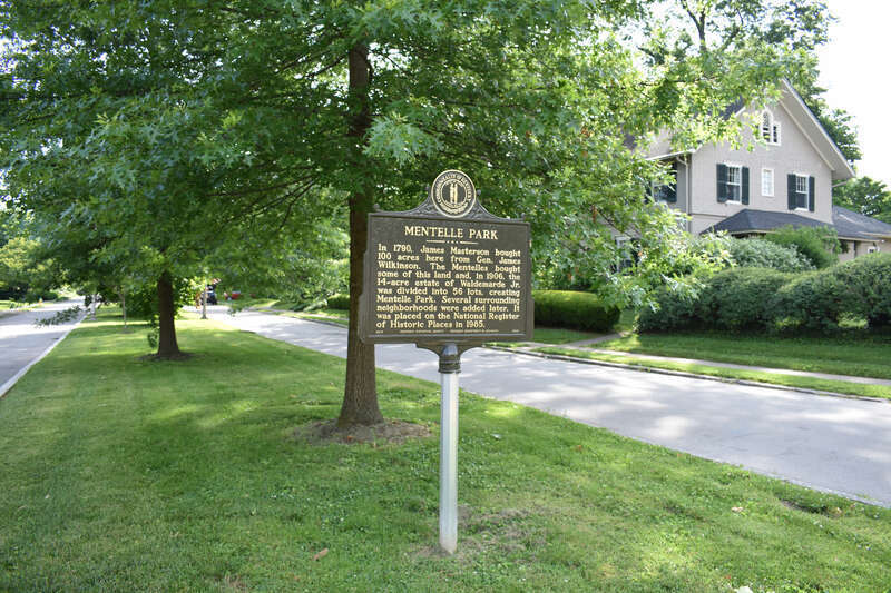 Mentelle Park in Lexington, Kentucky, is listed on the National Register of Historic Places.