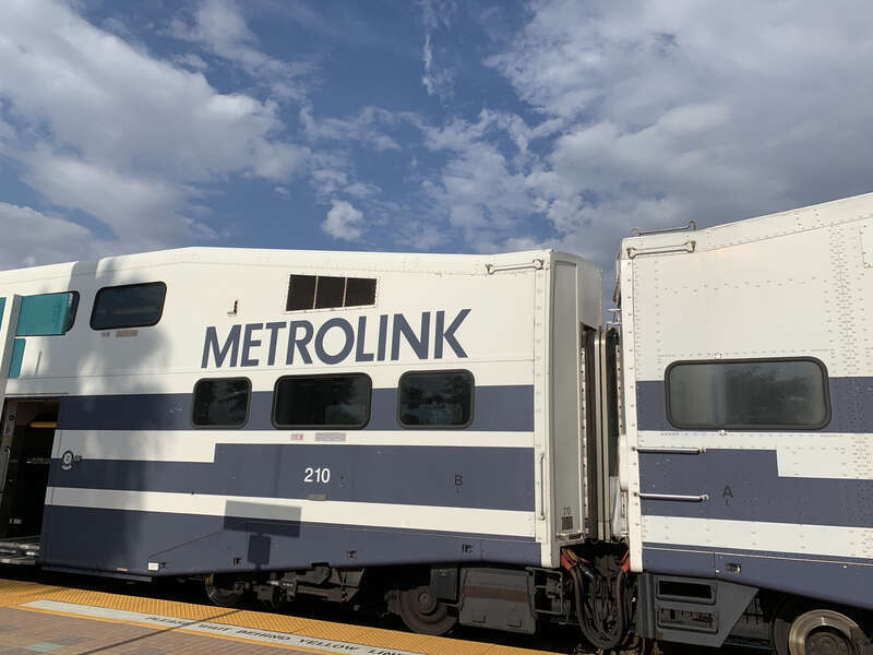 Metrolink train, 91-Perris Valley Line