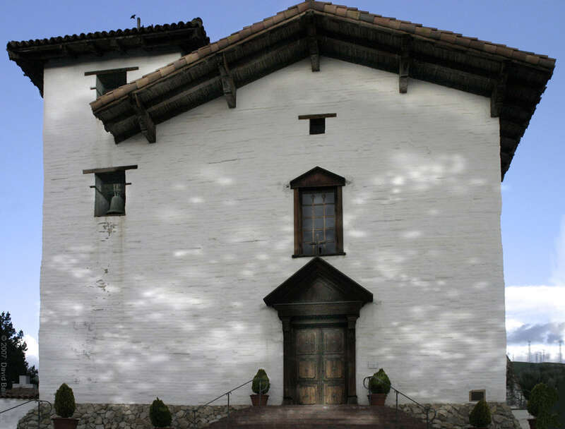 The rebuilt mission at Mission San Jose, California.