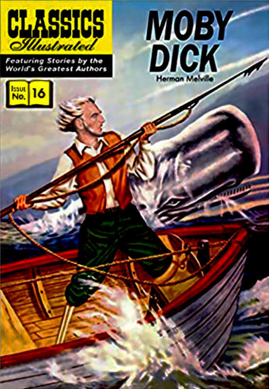 Classics Illustrated is an American comic book/magazine series featuring adaptations of literary classics such as Les Miserables, Moby-Dick, Hamlet, and The Iliad.

-- Wikipedia