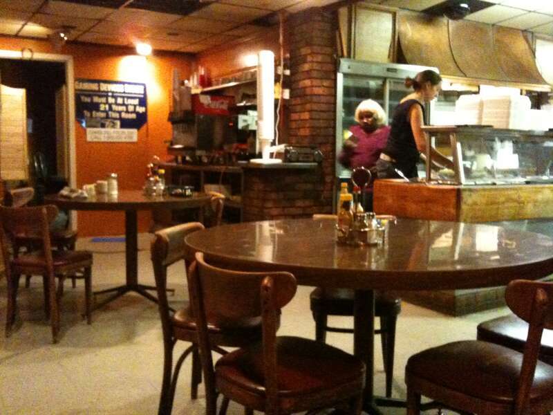 Inside Murrell's Restaurant in Shreveport during its last days.