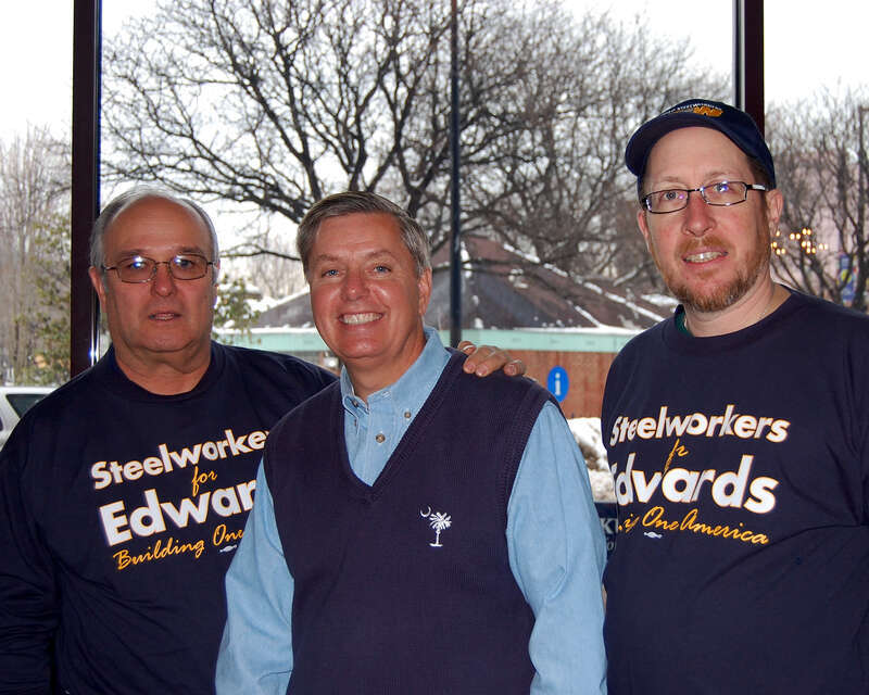 Bill, Sen. Lindsay Graham (R/SC) and I.