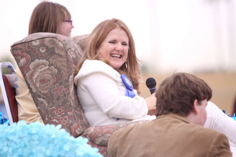 Nancy Cartwright at the Phoenix Veterans Day parade in Phoenix, Arizona.
Please attribute to Gage Skidmore if used elsewhere.