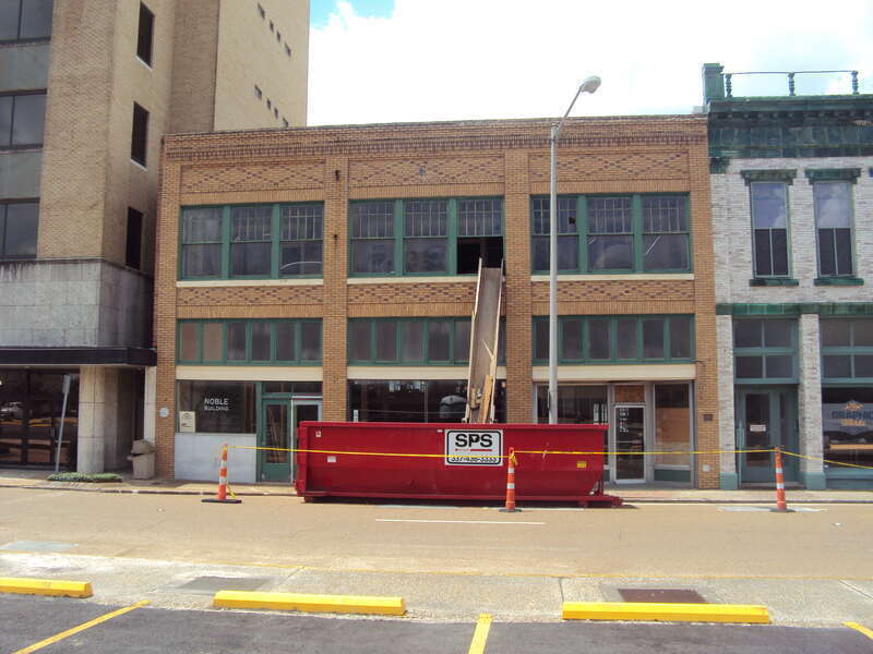 Noble Building in Lake Charles, Louisiana. Listed on the National Register of Historic Places.