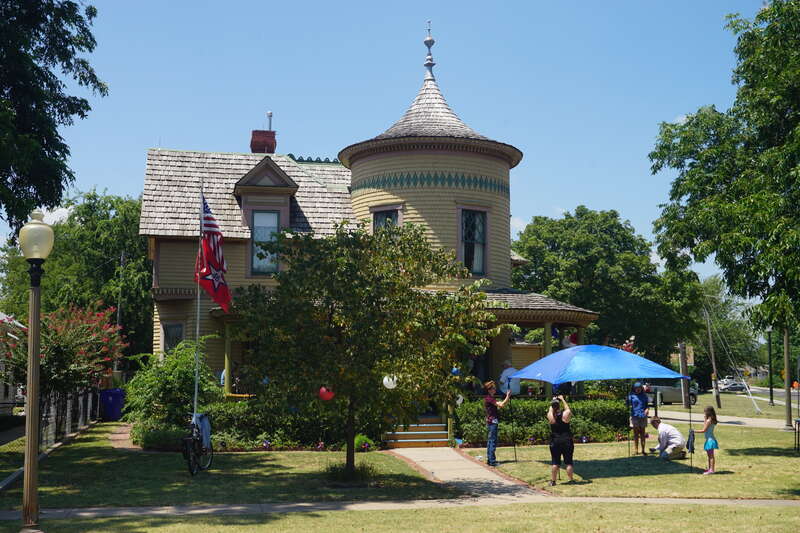 The Moore–Lindsay House in Norman, Oklahoma (United States).