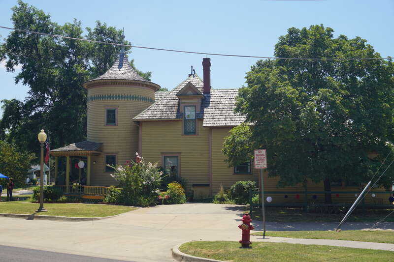 The Moore–Lindsay House in Norman, Oklahoma (United States).
