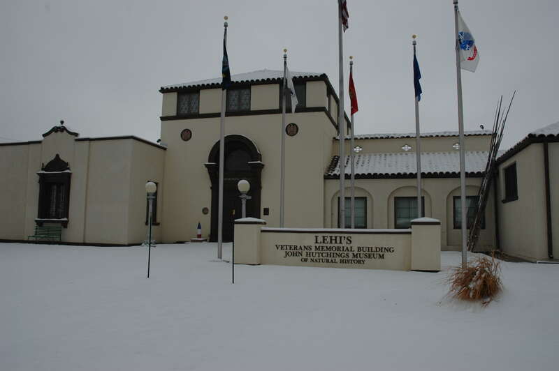 Built as a World War I veterans' memorial, the former Lehi City Hall in Lehi, Utah, United States now houses the John Hutchings Museum of Natural History.