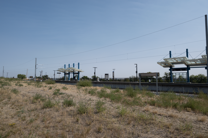 Original Thornton &amp; 88th RTD station viewed from southwest.