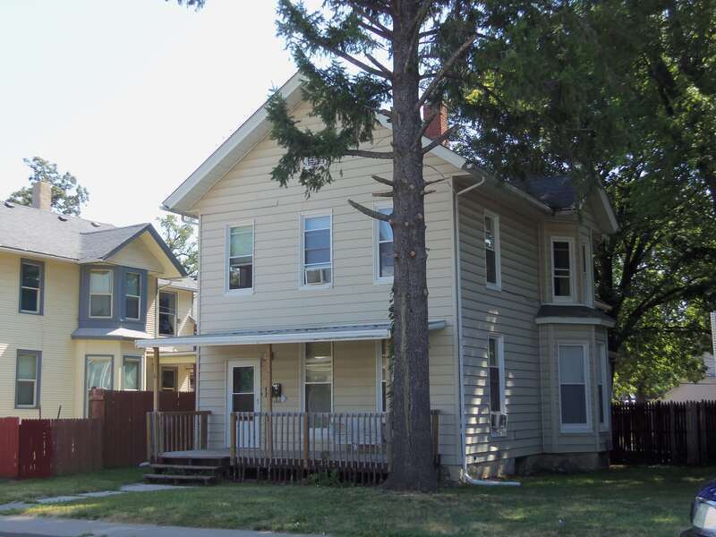 Oscar C. Woods House in Davenport, Iowa.  Listed on the National Register of Historic Places.