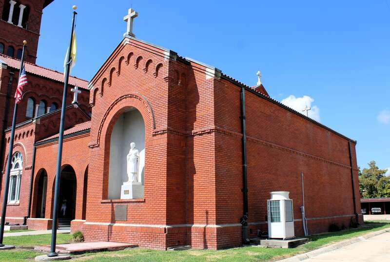 The Parish Life Center at the Cathedral of the Immaculate Conception in Lake Charles, Louisiana.
