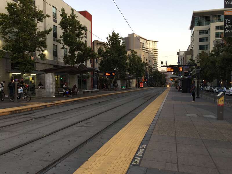 Park &amp; Market San Diego Trolley station in 2019