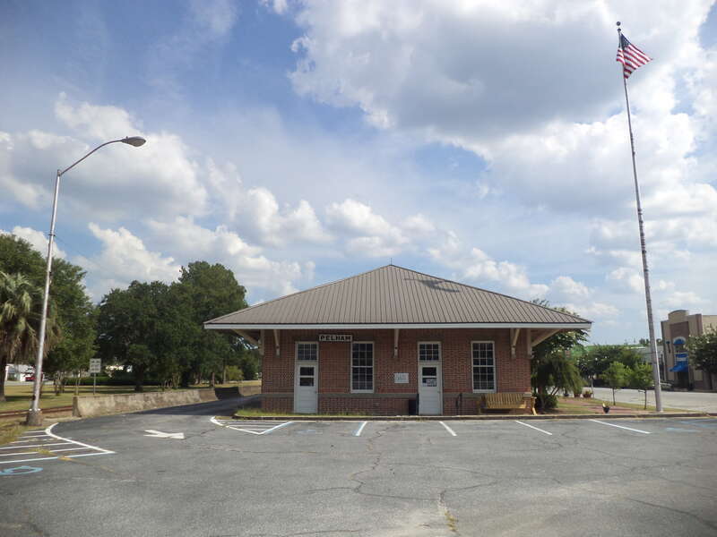 Pelham Depot (North face), Pelham, Mitchell County, Georgia
