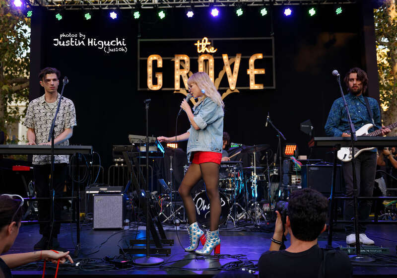 Phases performing live at The Grove shopping center in Los Angeles California on Wednesday July 13th, 2016. Part of the "Grove Sounds" series of free concerts presented by Citi Private Pass.
