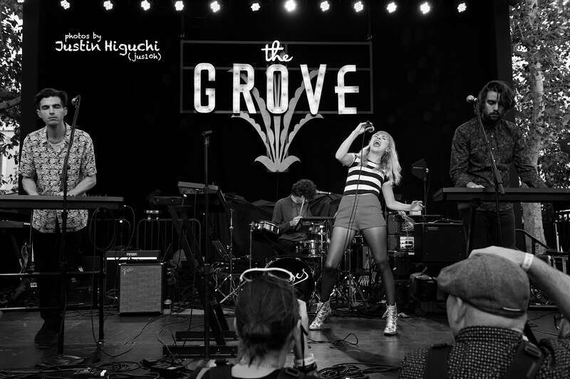 Phases performing live at The Grove shopping center in Los Angeles California on Wednesday July 13th, 2016. Part of the "Grove Sounds" series of free concerts presented by Citi Private Pass.